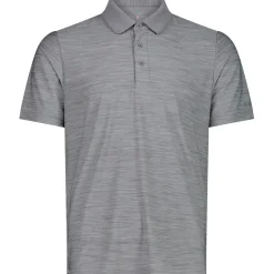 Herren Melange Polo T-Shirt