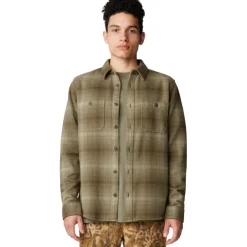 Herren Plusher Hemd