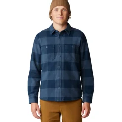Herren Plusher Hemd