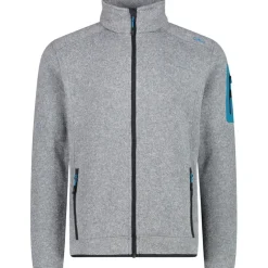 Herren Strick Fleece Jacke