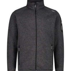 Herren Strick Fleece Jacke