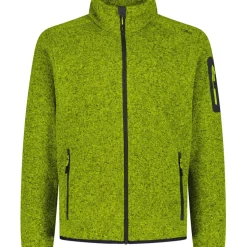 Herren Strick Fleece Jacke
