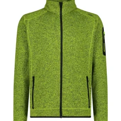 Herren Strick Fleece Jacke
