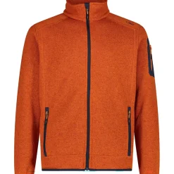 Herren Strick Fleece Jacke