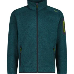 Herren Strick Fleece Jacke