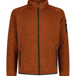 Herren Strick Fleece Jacke