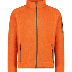 Herren Strick Fleece Jacke