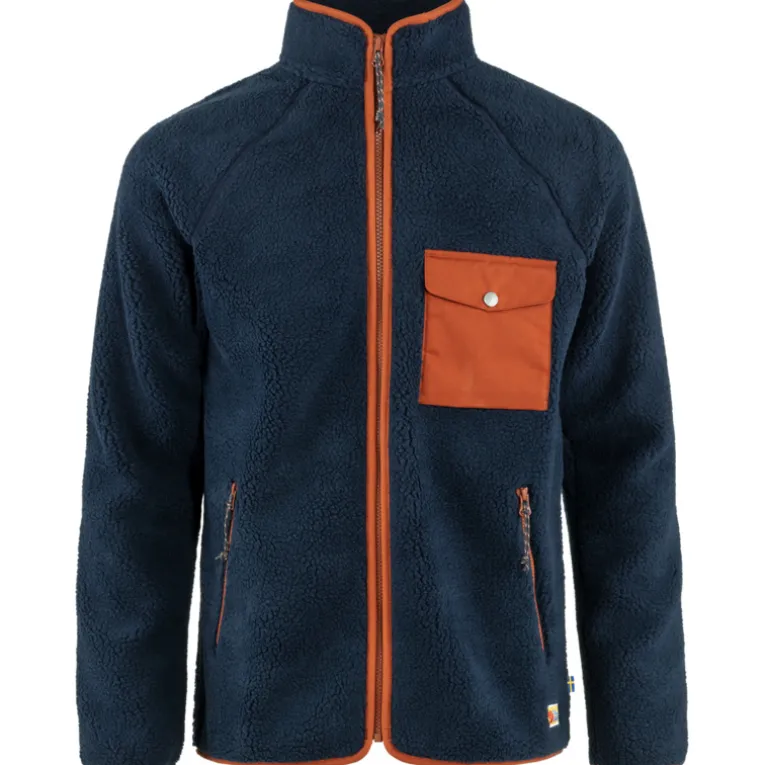 Herren Vardag Pile Fleece Jacke