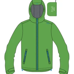 Kinder Boys Rain Hoodie Jacke