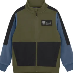 Kinder Colorblock Fleece Jacke