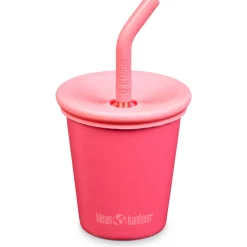Kinder Straw Lid Steel Cup