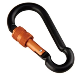 Pear-Shape Carabiner w. Screw Lock